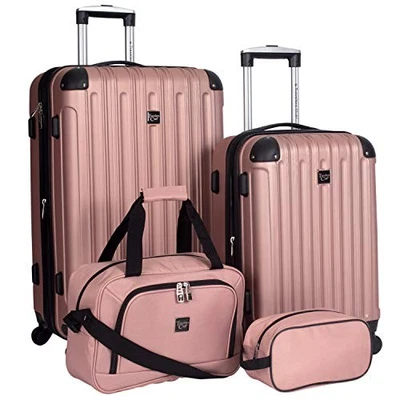 Travelers Club Midtown Hardside Luggage Travel, Rose Gold, - Scratch & Dent - Image 1 of 4