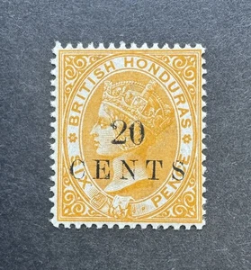 Britisch Honduras SG 29 20c auf 6d gelb postfrisch - Kat 32£ - Bild 1 von 2
