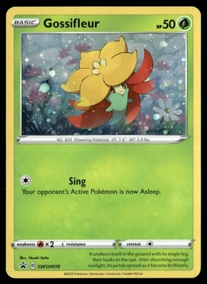 Gossifleur Promo  SWSH: Sword & Shield Promo Cards SWSH010 NM Pokémon TCG - Image 1 of 2
