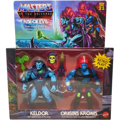 Mattel MOTU Rise of Evil Keldor and Origins Kronis New Action Figures He-Man - Image 1 of 4