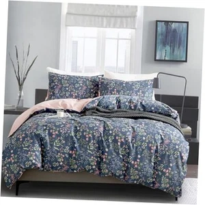 Twin Duvet Cover Cotton Floral 100% Soft Cotton 3 Twin(68"x90") Floral-11 - Picture 1 of 8