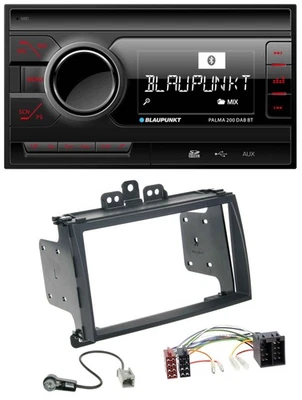 Blaupunkt MP3 Bluetooth DAB 2DIN SD USB Autoradio für Hyundai i20 09-12 schwarz - Bild 1 von 4
