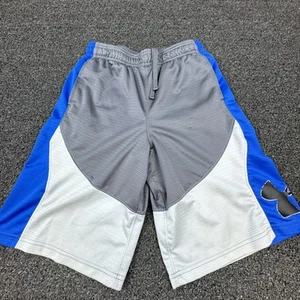 Under Armour Athletic Shorts Boys Large Youth Breathable Lightweight Running Gym - Picture 1 of 10