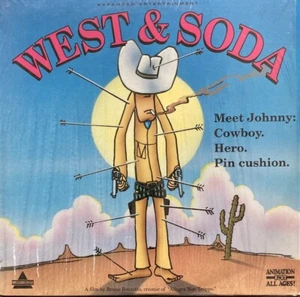 WEST & SODA Laserdisc Bruno Bozzetto Italian Cartoon Animation - Picture 1 of 4