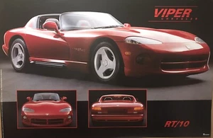 Dodge Viper RT/10  Extremely Rare Car Poster! Original 1993 Stunning Own It - Bild 1 von 4
