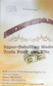 Precision Scale O #8504 Coupler Pockets, Link & Pin Type, MC #2 Front & Rear (br - Picture 1 of 1