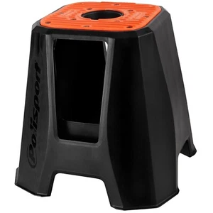 Polisport Basic Moto Soporte Pit Paddock Caja Soporte Negro Naranja Motocross Enduro - Imagen 1 de 2