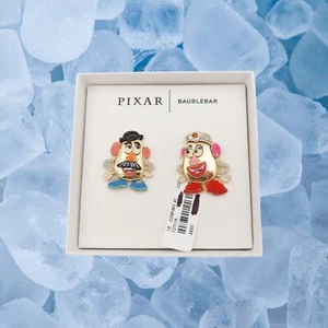 New Disney Pixar Toy Story Baublebar Mr. & Mrs. Potato Head Stud Earrings Set - Picture 1 of 5