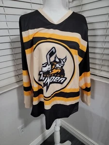 Vintage Stockton Thunder ECHL Minor League Hockey Jersey NHL AHL ~ Size Small - Picture 1 of 2