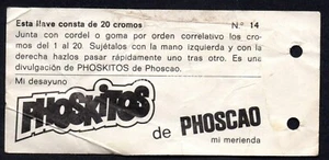 6º MOVIMIENTO PIERNA CROMO #14 ALBUM DE CROMOS DE JUDO 1972 PHOSKITOS DE PHOSCAO - Imagen 1 de 2