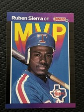 1989 Donruss #BC-26 Ruben Sierra Texas Rangers MVP's Baseball