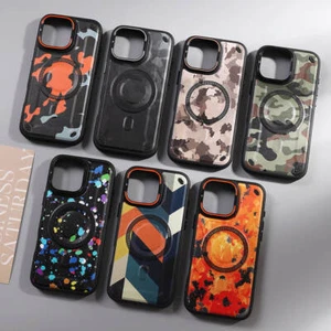 Funda imán para iPhone 16 16e 15 14 13 Pro Max Plus protección móvil TPU - Imagen 1 de 23