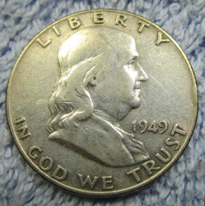 1949 Franklin Half Dollar 160-81C2 - Picture 1 of 2