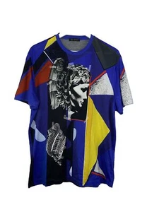 VERSACE Abstract Pop Art Multicoloured Art Medusa Men’s Casual T-Shirt Large - Picture 1 of 10