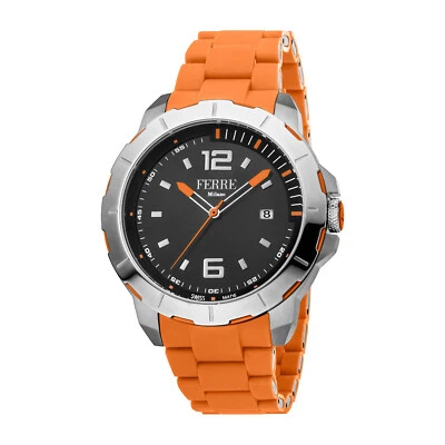 FERRE MILANO UOMO CAPRI SWISS QUARTZ WATCH - ORANGE COLOR - Image 1 of 4