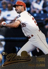 1996 Pinnacle Will Clark Texas Rangers The Naturals #156 NMMT