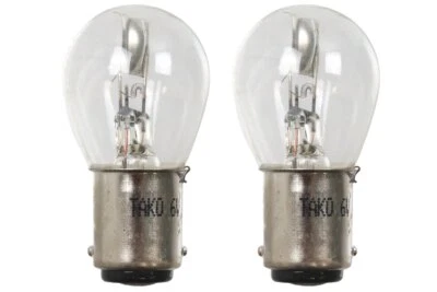 2 x Glühbirne Bilux 6V, 15/15W BAX15d (Glühlampe) - Image 1 of 3