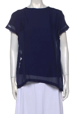 LANVIN Haut Jersey Layered Silk Top (XS) NWT   Reg $895 - Image 1 of 3