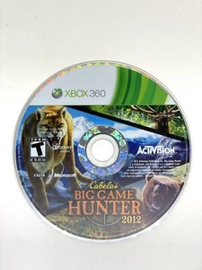 Cabela's Big Game Hunter 2012 Xbox 360 Video Game Disc Only Clean Tested !!!!!!! - Picture 1 of 1