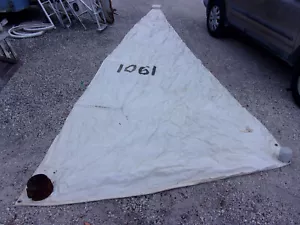O'Day 22, Catalina 22, Hunter 22/23 Jib, used sail 7-1/2' x 19'x21' - Bild 1 von 7