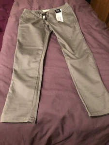 ladies cropped jeans size 10 Red Herring Super Skinny Grey - Picture 1 of 4