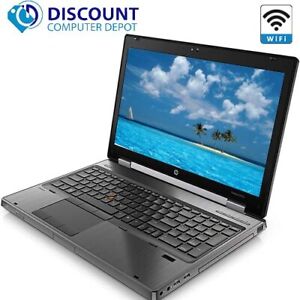 HP Laptop 8570 15.6" Computer PC Intel i5 4GB 500GB Windows 10 WiFi - GRADE B