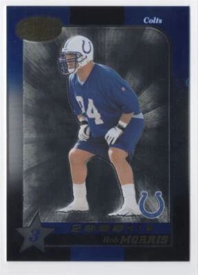 2000 Leaf Certified  blue Rob Morris Rookie 12660/2000 Indianapolis Colts #188 - Image 1 of 2
