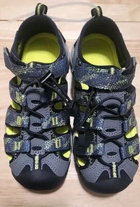 Keen Newport Youth Size 12 Grey & Yellow Waterproof Sport Sandals Boys - Picture 1 of 7