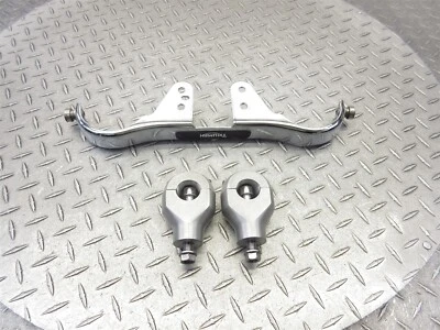 2014 09-16 Triumph America Manillar Elevador Abrazadera Montaje Superior Inferior Manija Cubierta Foto 1 de 4