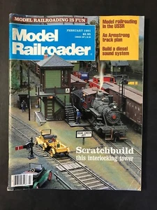 Model Railroader Magazine February 1991 Scratchboard Interlocking Tower - Picture 1 of 2
