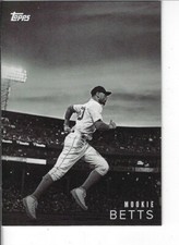 MOOKIE BETTS 2018 ON DEMAND SET 5 BLACK/WHITE CARD 8 BOSTON RED SOX  PR=1666