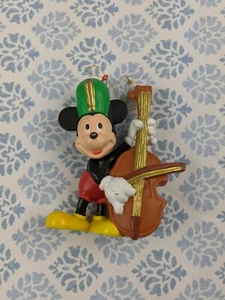 Disney Mickey Mouse Playing Cello Christmas Ornament  - Picture 1 of 3