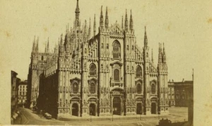 Italy Milano Milan cathedral Old CDV photo Anonymous 1870 - Picture 1 of 3