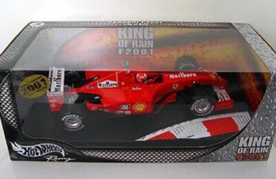 Модель гоночного автомобиля Ferrari F1 Schumacher 2001 King of Rain Mattel литая 56133 1:18 - Изображение 1 из 4