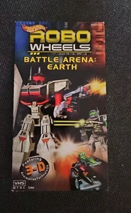 Hot Wheels Robo Wheels Battle Arena Earth. 3D Animation VHS Cassette Video - Picture 1 of 2