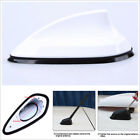 New White Shark Fin Style Car Roof Aerial FM AM Radio Signal Replacement Antenna