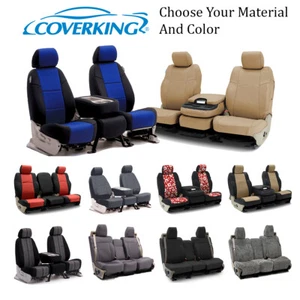 Coverking Custom Front Row Seat Covers For GMC Truck/SUVs - Foto 1 di 51