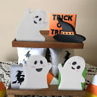 3pcs Coffee Home Farmhouse Tiered Tray Wooden Sign Garden Halloween Decoration