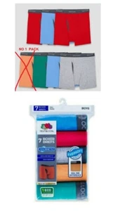 Fruit of the Loom Boys Boxer Briefs Underwear Eversoft  Assorted 6PAIR Sz.L14-16 - Picture 1 of 7