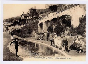 (am62) Ventnor Kinderteich - Kopie einer Isle of Wight Abgabe LL Postkarte - Bild 1 von 1