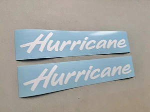 Hurricane Boats Decals SET OF 2 Vinyl Decal Stickers - Picture 1 of 4
