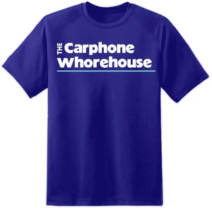 CARPHONE WHOREHOUSE FUNNY HUMOUR T SHIRT STAG DO FANCY DRESS IPHONE TOP GUN - Picture 1 of 1