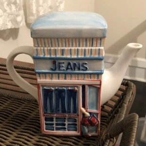 Design Studio Vintage Jeans And Tees Teapot - Picture 1 of 7
