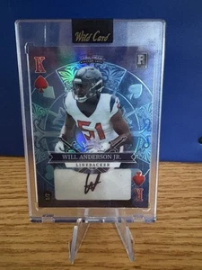 Will Anderson Junior Auto /2 Wild Card - King Of Hearts Blue❤️ RC 🔥 - Picture 1 of 2