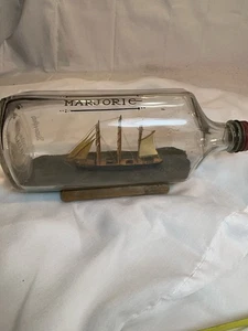 Schiff in der Flasche Vintage Maritim Dekor Marjorie - Bild 1 von 19