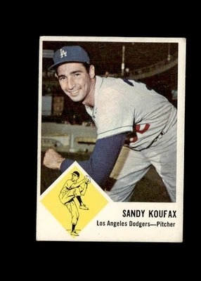 Fleer #42 1963 Sandy Koufax Los Angeles Dodgers en muy buen estado Foto 1 de 2