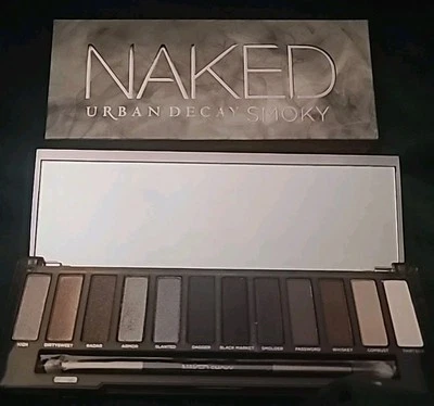 NIB URBAN DECAY - Naked Smoky - Eyeshadow Palette with Brush & Mirror - Retired - Image 1 of 4