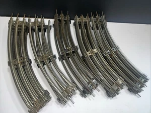 Vintage Louis Marx Train Track Left Hand Curve Track, Straight Length 10" - Picture 1 of 8