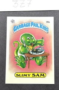 1985 Topps Garbage Pail Kids GPK Card First Series 1 OS1 Matte 38a Slimy Sam - Picture 1 of 9