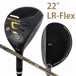 HONMA BERES 09 Black Hybrid Utility 22° ARMRQ FX Graphite LR-Flex 2024 Japan NEW - Picture 1 of 19